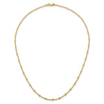 Herco Gold Diamond-Cut Fancy Link Chain - 16 in