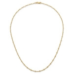 Herco Gold Diamond-Cut Fancy Link Chain - 18 in