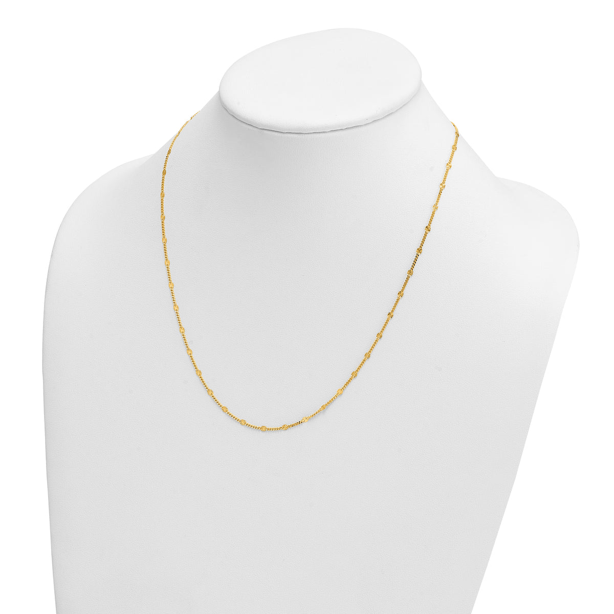 Herco Gold Diamond-Cut Fancy Link Chain - 20 in