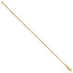 Herco Gold Diamond-Cut Fancy Link Chain Bracelet
