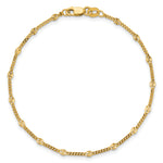 Herco Gold Diamond-Cut Fancy Link Chain Bracelet