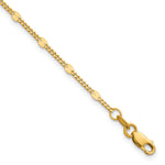 Herco Gold Diamond-Cut Fancy Link Chain Bracelet