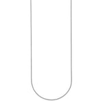 Herco Gold Solid Spiga Chain - 14k White Gold / 1.1 mm / 16 in