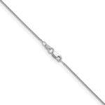 Herco Gold Solid Spiga Chain - 14k White Gold / 1.1 mm / 16 in
