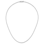 Herco Gold Solid Spiga Chain - 14k White Gold / 1.1 mm / 16 in