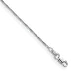 Herco Gold Solid Spiga Chain - 14k White Gold / 1.1 mm / 16 in