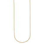 Herco Gold Solid Spiga Chain - 14k Yellow Gold / 1.1 mm / 16 in