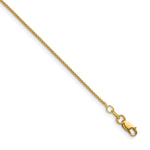 Herco Gold Solid Spiga Chain - 14k Yellow Gold / 1.1 mm / 16 in