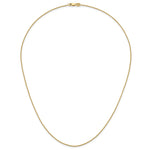 Herco Gold Solid Spiga Chain - 14k Yellow Gold / 1.1 mm / 20 in
