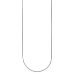 Herco Gold Solid Spiga Chain - 14k White Gold / 1.3 mm / 16 in