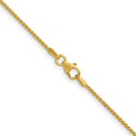 Herco Gold Solid Spiga Chain - 14k Yellow Gold / 1.3 mm / 16 in
