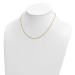 Herco Gold Solid Spiga Chain - 14k Yellow Gold / 1.3 mm / 16 in