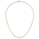 Herco Gold Solid Spiga Chain - 14k Yellow Gold / 1.3 mm / 20 in