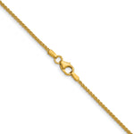 Herco Gold Solid Spiga Chain - 18k Yellow Gold / 1.5 mm / 24 in