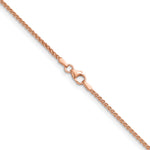 Herco Gold Solid Spiga Chain - 14k Rose Gold / 1.7 mm / 18 in