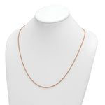 Herco Gold Solid Spiga Chain - 14k Rose Gold / 1.7 mm / 24 in