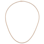Herco Gold Solid Spiga Chain - 14k Rose Gold / 1.7 mm / 24 in