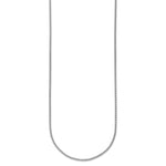 Herco Gold Solid Spiga Chain - 14k White Gold / 1.7 mm / 16 in