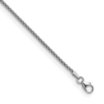 Herco Gold Solid Spiga Chain - 14k White Gold / 1.7 mm / 16 in