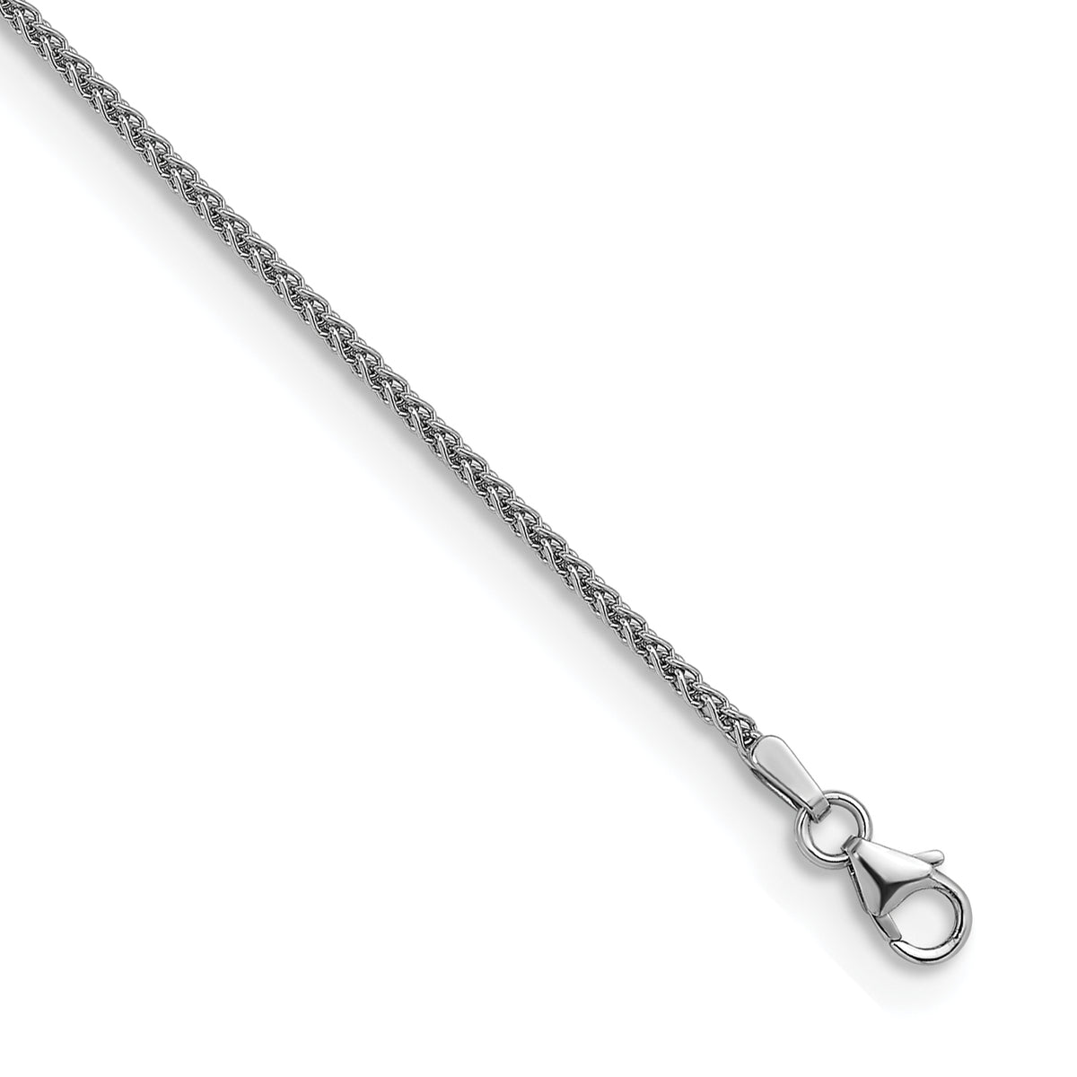 Herco Gold Solid Spiga Chain - 14k White Gold / 1.7 mm / 16 in