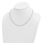 Herco Gold Solid Spiga Chain - 14k White Gold / 1.7 mm / 18 in