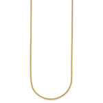 Herco Gold Solid Spiga Chain - 14k Yellow Gold / 1.7 mm / 16 in