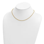 Herco Gold Solid Spiga Chain - 14k Yellow Gold / 1.7 mm / 16 in