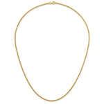 Herco Gold Solid Spiga Chain - 14k Yellow Gold / 1.7 mm / 18 in