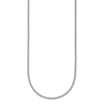 Herco Gold Solid Spiga Chain - 14k White Gold / 2.1 mm / 16 in