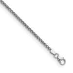 Herco Gold Solid Spiga Chain - 14k White Gold / 2.1 mm / 16 in