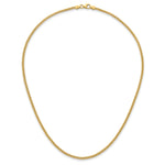 Herco Gold Solid Spiga Chain - 14k Yellow Gold / 2.1 mm / 16 in