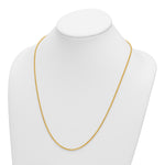 Herco Gold Solid Spiga Chain - 14k Yellow Gold / 2.1 mm / 24 in