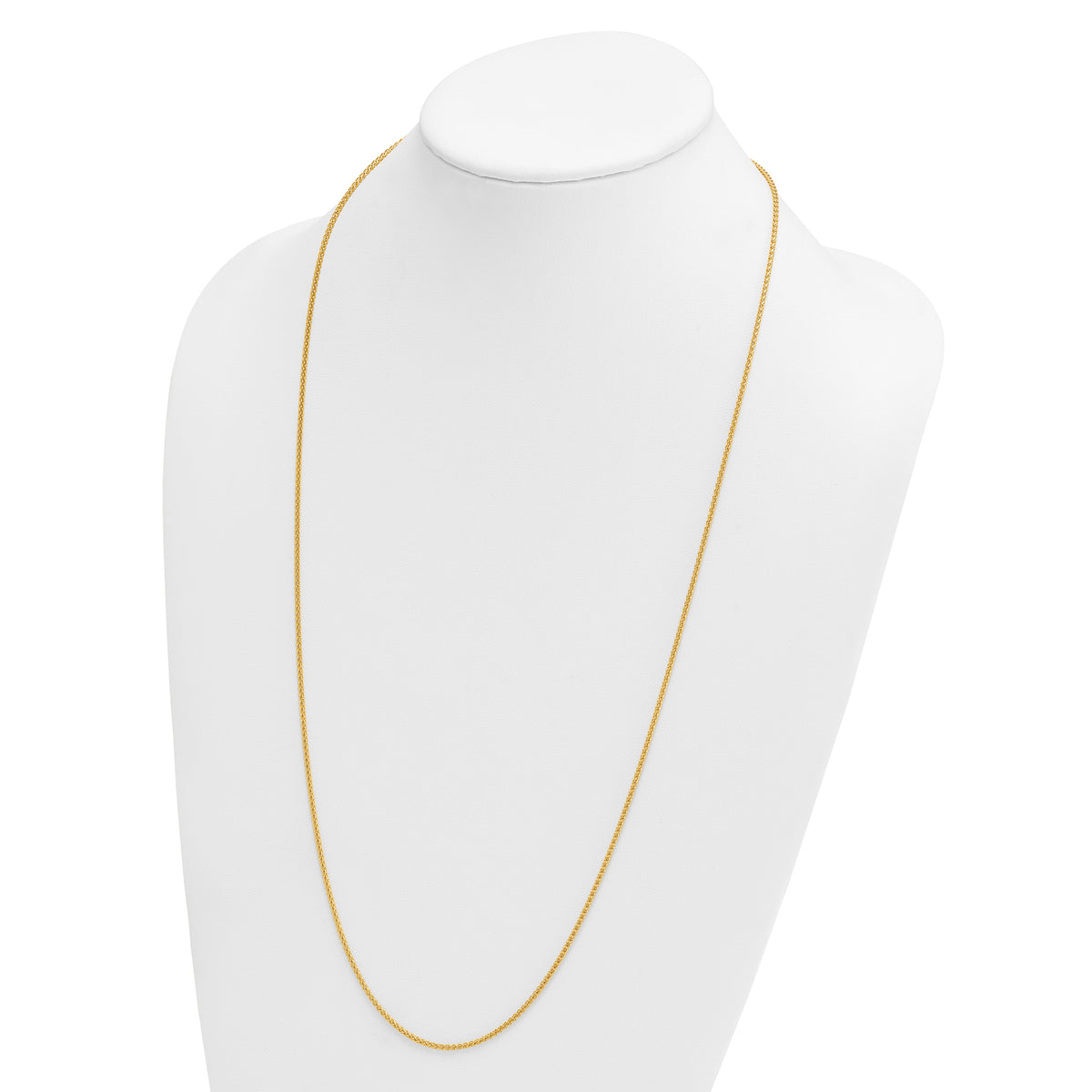 Herco Gold Solid Spiga Chain - 14k Yellow Gold / 2.1 mm / 30 in