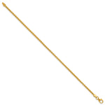 Herco Gold Solid Spiga Chain Bracelet - 14k Yellow Gold / 2.1 mm / 7 in