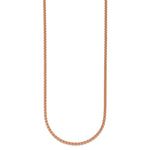 Herco Gold Solid Spiga Chain - 14k Rose Gold / 2.5 mm / 18 in