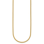 Herco Gold Solid Spiga Chain - 14k Yellow Gold / 2.5 mm / 16 in