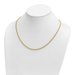 Herco Gold Solid Spiga Chain - 14k Yellow Gold / 2.5 mm / 20 in