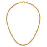 Herco Gold Solid Spiga Chain - 14k Yellow Gold / 3.3 mm / 16 in