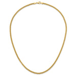 Herco Gold Solid Spiga Chain - 14k Yellow Gold / 3.3 mm / 20 in