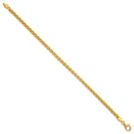 Herco Gold Solid Spiga Chain Bracelet - 14k Yellow Gold / 3.3 mm / 7.25 in