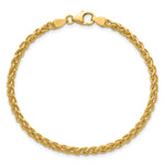 Herco Gold Solid Spiga Chain Bracelet - 14k Yellow Gold / 3.3 mm / 7.25 in