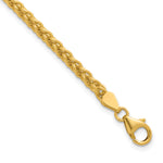 Herco Gold Solid Spiga Chain Bracelet - 14k Yellow Gold / 3.3 mm / 7.25 in