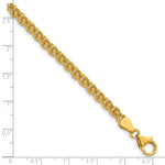 Herco Gold Solid Spiga Chain Bracelet - 14k Yellow Gold / 4.3 mm / 7.5 in