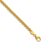 Herco Gold Solid Spiga Chain Bracelet - 14k Yellow Gold / 4.3 mm / 7.5 in