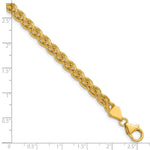 Herco Gold Solid Spiga Chain Bracelet - 14k Yellow Gold / 5.15 mm / 8 in