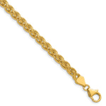 Herco Gold Solid Spiga Chain Bracelet - 14k Yellow Gold / 5.15 mm / 8 in