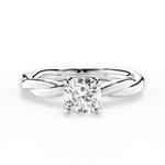 Bianca Cushion Cut Lab Grown Diamond Platinum Engagement Ring