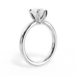 Abigail Heart Cut Lab Grown Diamond Platinum Engagement Ring - View 4