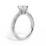 Kira Heart Cut Lab Grown Diamond Platinum Engagement Ring - View 2