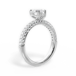 Kylie Heart Cut Lab Grown Diamond 14Kt White Gold Engagement Ring - View 4
